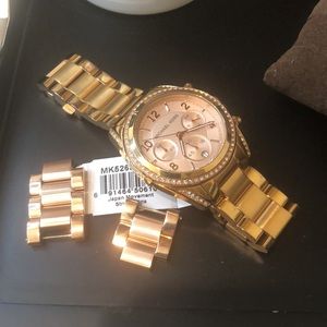 Michael Kors MK Blair Rose Gold Chronograph Watch MK5263